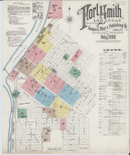 Fort Smith, Arkansas 1889 - Old Map Arkansas Fire Insurance Index