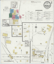 Junction City, Arkansas 1921 - Old Map Arkansas Fire Insurance Index