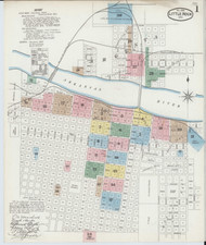 Little Rock, Arkansas 1889 - Old Map Arkansas Fire Insurance Index