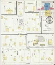 Lonoke, Arkansas 1909 - Old Map Arkansas Fire Insurance Index