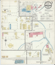 Mammoth Spring, Arkansas 1914 - Old Map Arkansas Fire Insurance Index