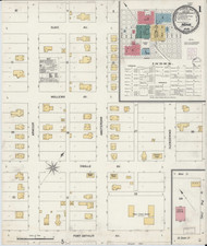 Mena, Arkansas 1901 - Old Map Arkansas Fire Insurance Index