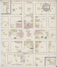 Monticello, Arkansas 1886 - Old Map Arkansas Fire Insurance Index