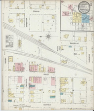 Paragould, Arkansas 1892 - Old Map Arkansas Fire Insurance Index