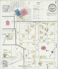 Rison, Arkansas 1921 - Old Map Arkansas Fire Insurance Index