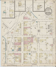 Van Buren, Arkansas 1886 - Old Map Arkansas Fire Insurance Index