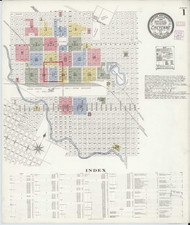 Cheyene, Wyoming 1907 - Old Map Wyoming Fire Insurance Index