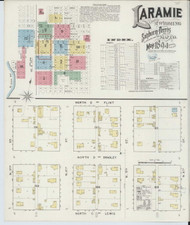 Laramie, Wyoming 1894 - Old Map Wyoming Fire Insurance Index