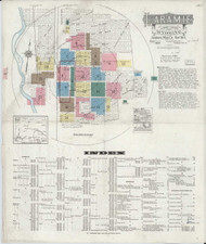Laramie, Wyoming 1924 - Old Map Wyoming Fire Insurance Index