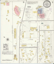 Newcastle, Wyoming 1907 - Old Map Wyoming Fire Insurance Index