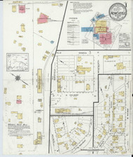 Newcastle, Wyoming 1920 - Old Map Wyoming Fire Insurance Index