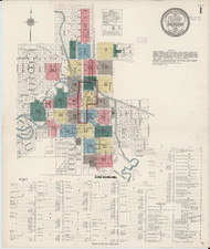 Sheridan, Wyoming 1912 - Old Map Wyoming Fire Insurance Index