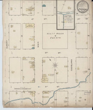 Sundance, Wyoming 1885 - Old Map Wyoming Fire Insurance Index