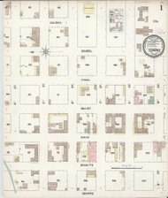 Florence, Arizona 1890 - Old Map Arizona Fire Insurance Index