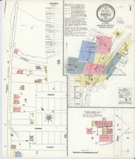Nogales, Arizona 1909 - Old Map Arizona Fire Insurance Index