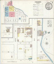 Tempe, Arizona 1893 - Old Map Arizona Fire Insurance Index