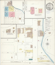 Tempe, Arizona 1898 - Old Map Arizona Fire Insurance Index
