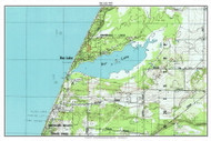 Bar Lake 1983 - Custom USGS Old Topo Map - Michigan 2