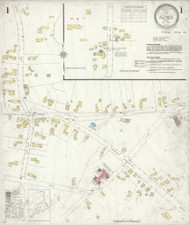 Alfred, Maine 1936 - Old Map Maine Fire Insurance Index
