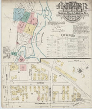 Auburn, Maine 1886 - Old Map Maine Fire Insurance Index