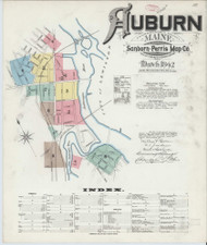 Auburn, Maine 1892 - Old Map Maine Fire Insurance Index