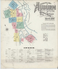 Auburn, Maine 1897 - Old Map Maine Fire Insurance Index