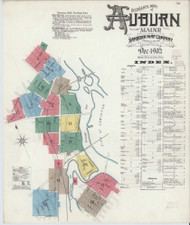 Auburn, Maine 1902 - Old Map Maine Fire Insurance Index