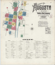 Augusta, Maine 1903 - Old Map Maine Fire Insurance Index