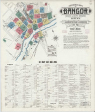 Bangor, Maine 1906 - Old Map Maine Fire Insurance Index