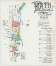 Bath, Maine 1896 - Old Map Maine Fire Insurance Index