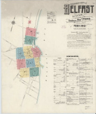 Belfast, Maine 1912 - Old Map Maine Fire Insurance Index