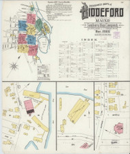 Biddeford, Maine 1906 - Old Map Maine Fire Insurance Index