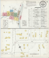 Caribou, Maine 1917 - Old Map Maine Fire Insurance Index