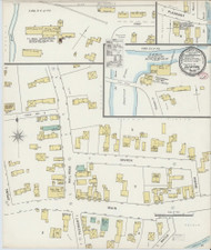 Clinton, Maine 1895 - Old Map Maine Fire Insurance Index