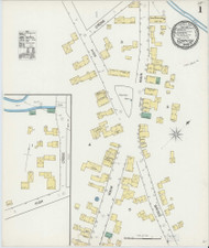 Cornish, Maine 1892 - Old Map Maine Fire Insurance Index