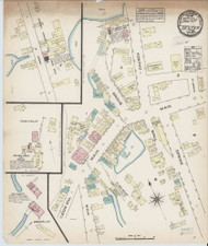 Dexter, Maine 1884 - Old Map Maine Fire Insurance Index