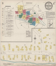 Dover, Maine 1923 - Old Map Maine Fire Insurance Index