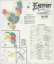 Eastport, Maine 1903 - Old Map Maine Fire Insurance Index