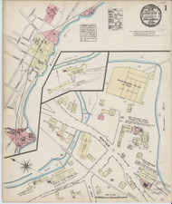Hallowell, Maine 1884 - Old Map Maine Fire Insurance Index