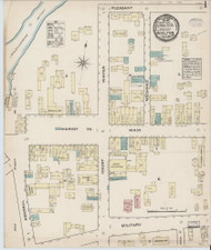 Houlton, Maine 1884 - Old Map Maine Fire Insurance Index