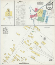 Houlton, Maine 1900 - Old Map Maine Fire Insurance Index