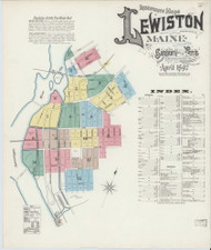 Lewiston, Maine 1897 - Old Map Maine Fire Insurance Index