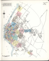 Lewiston, Maine 1957 - Old Map Maine Fire Insurance Index