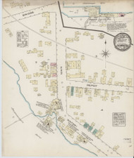 Livermore Falls, Maine 1885 - Old Map Maine Fire Insurance Index
