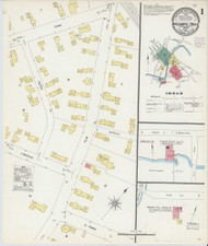 Mechanic Falls, Maine 1907 - Old Map Maine Fire Insurance Index