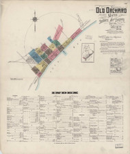 Old Orchard, Maine 1922 - Old Map Maine Fire Insurance Index