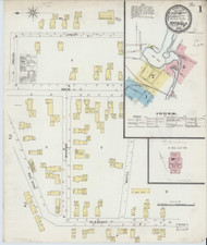 Pittsfield, Maine 1896 - Old Map Maine Fire Insurance Index