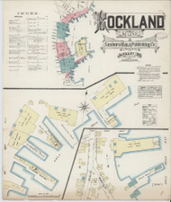 Rockland, Maine 1885 - Old Map Maine Fire Insurance Index