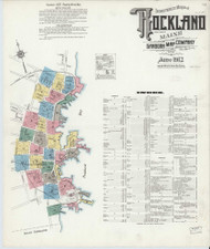Rockland, Maine 1912 - Old Map Maine Fire Insurance Index
