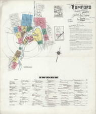 Rumford, Maine 1923 - Old Map Maine Fire Insurance Index